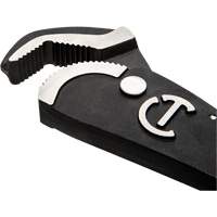 Self-Adjusting Dual Material Pipe Wrench, 1-1/2" Jaw Capacity, 12" Long, Black Oxide Finish, Cushion Handle Advanced Consulting and Training Ltd.