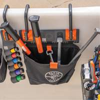 Bucket Work CentreS-Hook Hardware Pouch Module, Nylon, 1 Pockets, Black/Orange Advanced Consulting and Training Ltd.