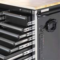 HDRC7220 Armoire mobile de s&eacute;rie HD, 20 tiroirs, 72" la x 24" p x 42-3/10" h, Noir Advanced Consulting and Training Ltd.