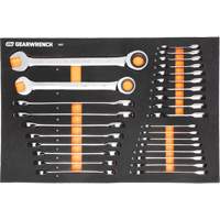 Jeu d'outils m&eacute;triques pour m&eacute;canicien MEGAMOD dans des plateaux en mousse modulaire avec armoire roulante &agrave; outils, 358 morcea Advanced Consulting and Training Ltd.