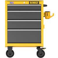 Heavy-Duty Rolling Tool Chest, 4 Drawers, 26" W x Yellow Advanced Consulting and Training Ltd.