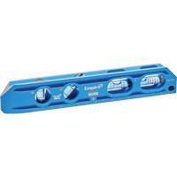 Niveau torpille moul&eacute; sous pression TRUE BLUE, 8" lo, Aluminium, 4 fioles, Magn&eacute;tique Advanced Consulting and Training Ltd.