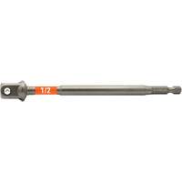 Impactech&reg; Impact Socket Adapter, 1/4" Drive Size, 1/2" Male Size, 6" L Advanced Consulting and Training Ltd.