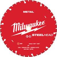Lame de coupe diamant&eacute;e STEELHEAD, 9", Pour M&eacute;tal Advanced Consulting and Training Ltd.