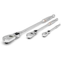 1/4", 3/8" & 1/2" Drive 90-Tooth Locking  Teardrop Ratchet Set Advanced Consulting and Training Ltd.