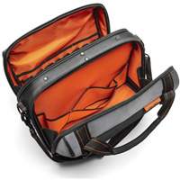 17" Tradesman Closed Top Tool Bag, Polyester, 3 Pockets, Black/Grey/Orange Advanced Consulting and Training Ltd.