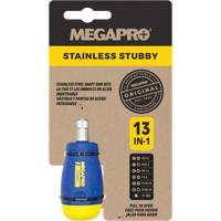 13-in-1 Stubby Screwdriver, 4-1/2" L, Plastic Handle Advanced Consulting and Training Ltd.