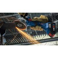Rectifieuse angulaire sans balais avec interrupteur coulissant, Roue de 4-1/2", 18 V Advanced Consulting and Training Ltd.