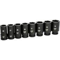 Jeu de douilles SAE &agrave; 6 pans, 8 Mcx, Chocs, Prise de 3/4", Profond Advanced Consulting and Training Ltd.