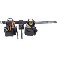 Phantom Collection 4-Piece Heavy-Duty Combo Apron, Leather, Black Advanced Consulting and Training Ltd.
