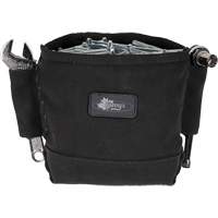 Phantom Collection Nut & Bolt Bag with 2 Sleeves, Canvas, 3 Pockets, Black Advanced Consulting and Training Ltd.