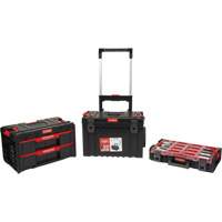 Ensemble de d&eacute;part roulant de coffres &agrave; outils Arx de 3 morceaux, 25-1/5" x 19" x 42-2/5", Noir Advanced Consulting and Training Ltd.