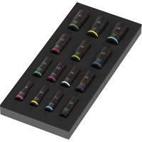 Insert en mousse pour jeu de douilles profondes Impaktor 1 Zyklop B, 15 Mcx, Chocs, Prise de 3/8", Profond Advanced Consulting and Training Ltd.