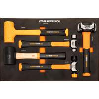 Mixed Hammer Set in Foam Storage Tray, 5 Pieces Advanced Consulting and Training Ltd.
