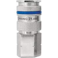 Raccord industriel rapide QUIKSILVER, Laiton nickel&eacute;, 3/8", NPT femelle, 435 PSI Advanced Consulting and Training Ltd.