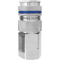 Raccord industriel rapide QUIKSILVER, Laiton nickel&eacute;, 1/2", NPT femelle, 500 psi Advanced Consulting and Training Ltd.