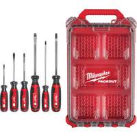 Cushion Grip Screwdrivers Set with PACKOUT Low-Profile Compact Organizer, 6 Pcs. Advanced Consulting and Training Ltd.