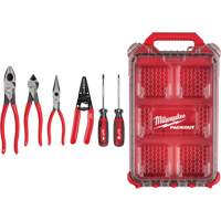 Dipped Grip Pliers, Wire Stripper & Cushion Grip Screwdrivers Set with PACKOUT Organizer Advanced Consulting and Training Ltd.