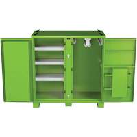 Onsite PPE Storage Cabinet, Steel, High-Visibility Lime Green Advanced Consulting and Training Ltd.
