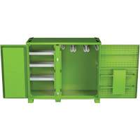 Onsite PPE Storage Cabinet, Steel, High-Visibility Lime Green Advanced Consulting and Training Ltd.