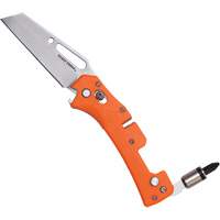 Electrician's Pocket Knife with Driver, 2-99/100" Blade, Stainless Steel Blade, Plastic Handle Advanced Consulting and Training Ltd.