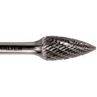 Double Cut Tapered Burr, SG-5, 1/2" Dia., 1/4" Shank, 1" Depth of Cut Advanced Consulting and Training Ltd.