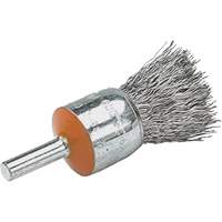 Mounted End Brush with Crimped Wires, 1/2", 0.02" Fill, 1/4" Shank Advanced Consulting and Training Ltd.