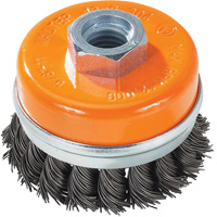 Brosse boisseau &agrave; fils nou&eacute;s avec anneau, 3" dia. x 5/8"-11 arbre Advanced Consulting and Training Ltd.