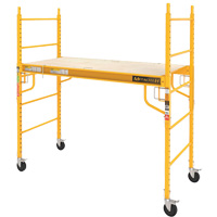 Mobile Work Scaffolding - Maxi Square Scaffolding, Steel Frame, 74" D x 74" H Advanced Consulting and Training Ltd.