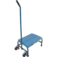 Escabeaux roulants Tilt-N-Roll, 1 marche(s), 16" l x 29" la x 12" h, Capacit&eacute; 300 lb Advanced Consulting and Training Ltd.