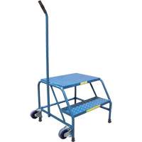 Escabeaux roulants Tilt-N-Roll, 2 marche(s), 24" l x 29" la x 19" h, Capacit&eacute; 300 lb Advanced Consulting and Training Ltd.