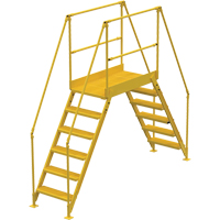Crossover Ladder, 116" Overall Span, 60" H x 48" D, 24" Step Width Advanced Consulting and Training Ltd.