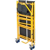 Jobsite Series 4' Safety Rail & Tool Shelf Scaffold Kit, Steel Frame, 49-1/2" D x 57-3/4" H Advanced Consulting and Training Ltd.