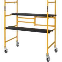 Jobsite Series 4' Basic Mini Scaffold Kit, Steel Frame, 41" D x 45-3/4" H Advanced Consulting and Training Ltd.