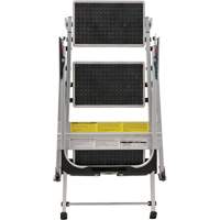 Tilt & Roll Step Stool Ladder, 3 Steps, 34" x 22" x 50.75" High Advanced Consulting and Training Ltd.