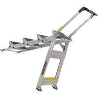 Tilt & Roll Step Stool Ladder, 4 Steps, 44.25" x 22.13" x 59" High Advanced Consulting and Training Ltd.