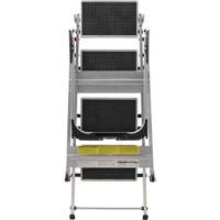 Tilt & Roll Step Stool Ladder, 4 Steps, 44.25" x 22.13" x 59" High Advanced Consulting and Training Ltd.