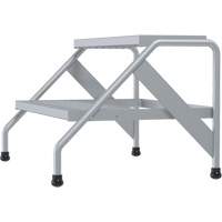 Aluminum Step Stand, 2 Step(s), 32-13/16" W x 24-9/16" L x 20" H, 500 lbs. Capacity Advanced Consulting and Training Ltd.
