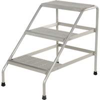 Aluminum Step Stand, 3 Step(s), 22-13/16" W x 34-9/16" L x 30" H, 500 lbs. Capacity Advanced Consulting and Training Ltd.