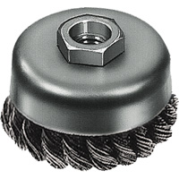 Brosse boisseau &agrave; fil nou&eacute;, 3" dia. x 5/8"-11 arbre Advanced Consulting and Training Ltd.