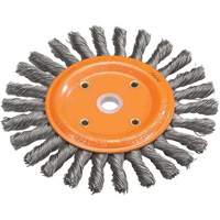 Disque &agrave; fils nou&eacute;s torsad&eacute;s d'&eacute;tabli, Dia. 6", Fils 0,0118", Arbre 5/8", Acier Advanced Consulting and Training Ltd.