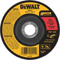 High Performance Metal Grinding Wheel, 4-1/2" x 1/4", 7/8" Arbor, Aluminum Oxide, Type 27 Advanced Consulting and Training Ltd.