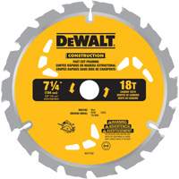 Fast Cut Framing Carbide-Tipped Saw Blade, 7-1/4", 18 Teeth, Wood Use Advanced Consulting and Training Ltd.