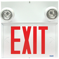 Enseignes/lampes combin&eacute;es Stella - Exit, DEL, &agrave; raccordement fixe, 12-1/8'' lo x 12-1/2" la, Anglais Advanced Consulting and Training Ltd.