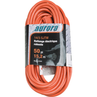 Cordon rallonge en vinyle, Ext&eacute;rieur, SJTW, AWG 14/3, 15 A, 50' Advanced Consulting and Training Ltd.
