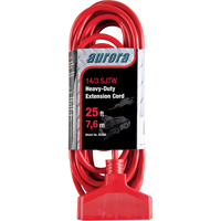 Vinyl Extension Cord, Outdoor, SJTW, 14/3 AWG, 15 A, 3 Outlet(s), 25' Advanced Consulting and Training Ltd.