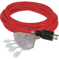 Rallonge pour g&eacute;n&eacute;ratrice &agrave; quatre prises, STW, AWG 10, 20 A, 4 prise(s), 25' Advanced Consulting and Training Ltd.