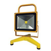 Rechargeable And Portable Floodlights, LED, 30 W, 3000 Lumens, Aluminum Housing Advanced Consulting and Training Ltd.