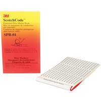 Livret d'&eacute;tiquettes pour le marquage de fils pr&eacute;imprim&eacute;es ScotchCode Advanced Consulting and Training Ltd.