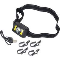 Lampe frontale, DEL, 350 lumens, 2 hres de fonctionnement, piles Rechargeable Advanced Consulting and Training Ltd.
